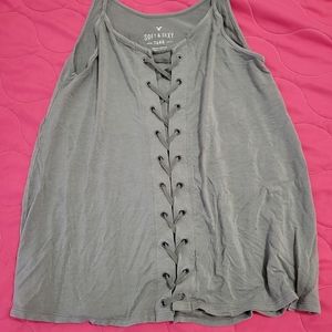 Olive green Aeropostale tank top